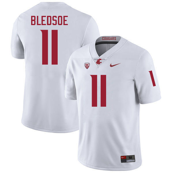 Drew Bledsoe WSU Cougars Jersey.Washington State Cougars #11 Drew Bledsoe Jersey Youth-White